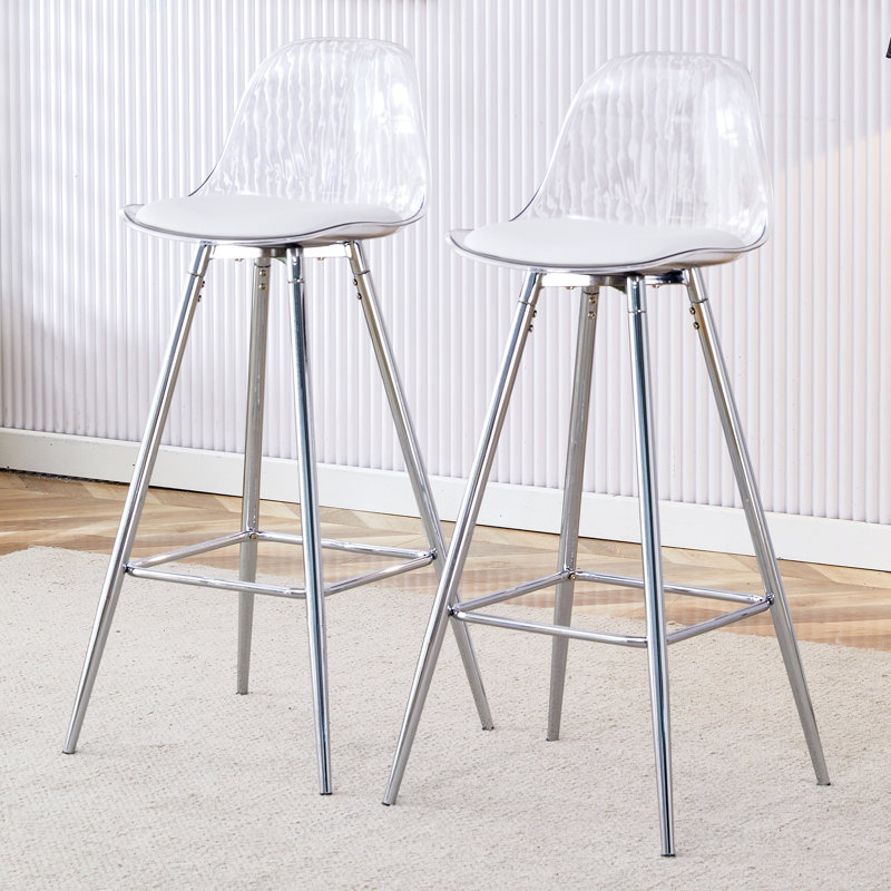 Chaises de bar rembourrées modernes et confortables pour la salle à manger, la cuisine, la terrasse et le salon