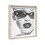 Midnight Gloss Shadowbox Fashion Print by Oliver Gal, Black Frame, 16 x 20-541713864-541713870