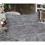 Drap-housse et coussin décoratif gris et blanc Ambesonne-106787901