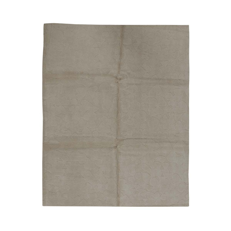 Tapis beige noué à la main de haute qualité