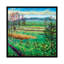 Green Meadows Fields Foggy Forest Hill 1 Piece Painting on Canvas-63929444-63929446