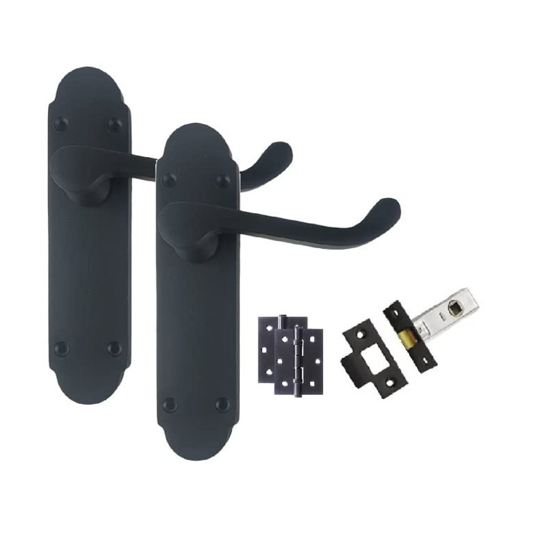 Latch Door Handle nwith Backplate