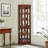 Corner Curio Cabinet with 5 Shelves and Lighting System Solid base frame, comfortable, durable, beautiful-1721084573