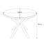 Amary Round Dining Table-919326626-919326627