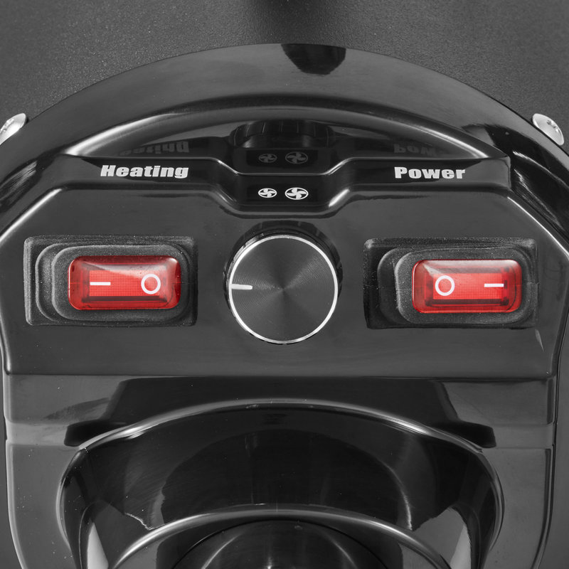 7.9'' H x 17.3'' W x 6.3'' D Dryer Only, Black