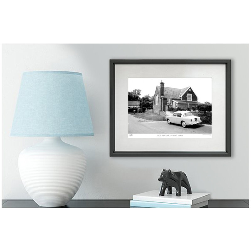Old Newton, School C1965 1 Piece Single Picture Frame Wall Art, 45cm H x 60cm W x 2.3cm D