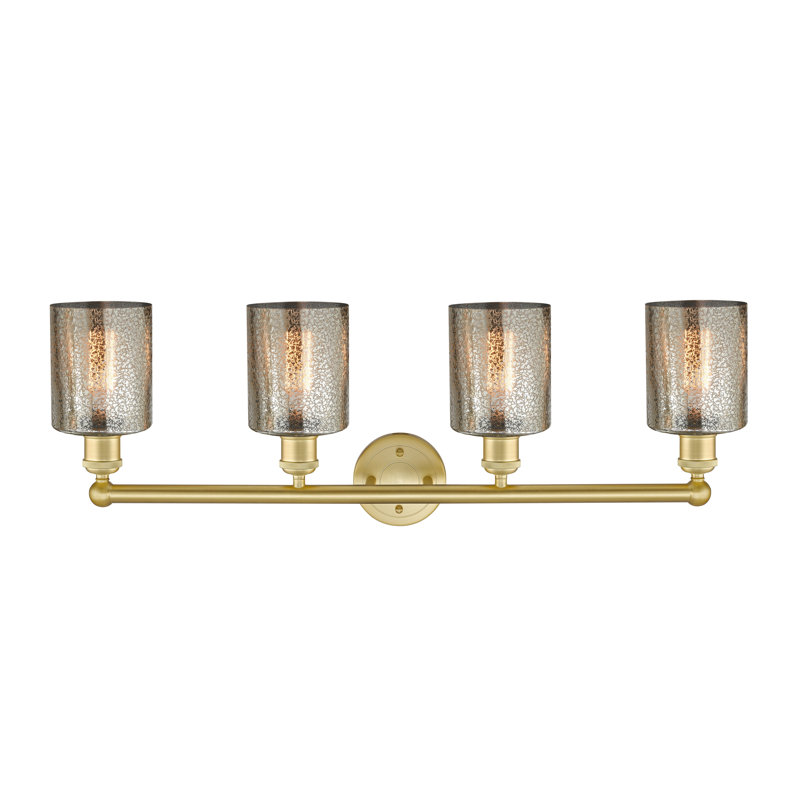 Karon 4 - Light Dimmable Vanity Light, Mercury, Satin Gold