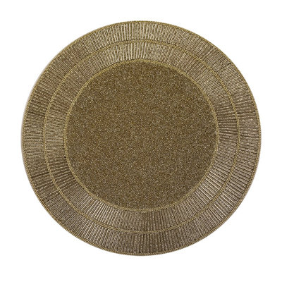 Gold Shine Round Placemat