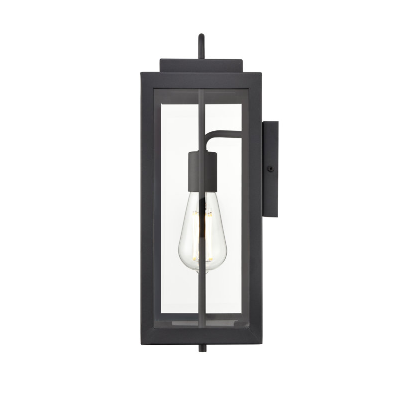 Applique murale d'extérieur 1 lumière Decesare, H 15,7 po x l 7,1 po x P 6,6 po