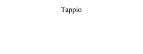 TAPPIO Logo