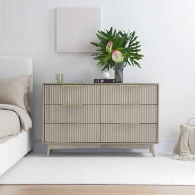 120cm W 6 - Drawer Chest of Drawers