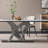 Sintered stone ‘N’ shape dining table-1565994122
