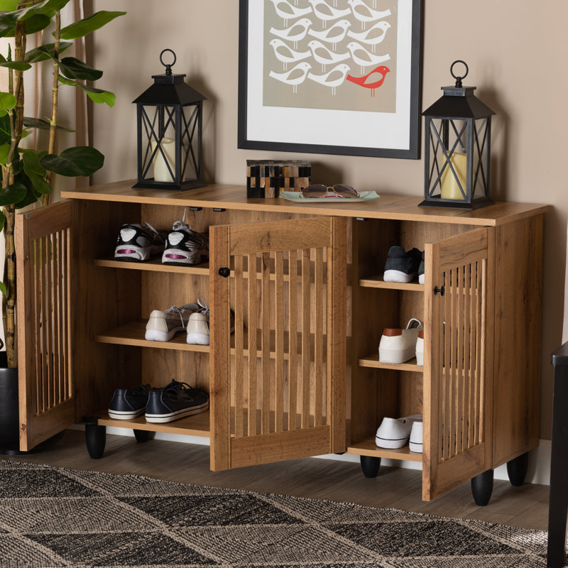 Cornelious 12 Pair Shoe Storage Cabinet
