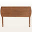 Tête de lit double en bois de chêne rustique moderne Raya, H 49,84 po x l 60,38 po x P 0,60 po-1107445361