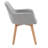 Daquaries 19'' H Upholstered Beech Armchair-1093262132