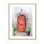 Porte rétro vintage floral II - peinture-583600190-583600322
