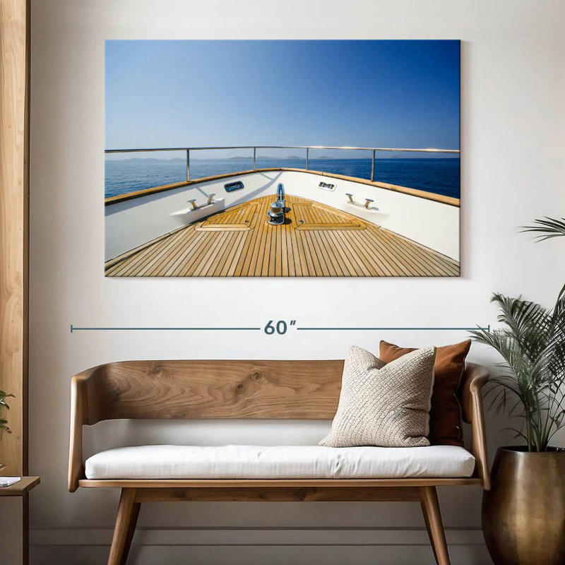Mehar Yacht Forward Deck, 34" H x 51" W