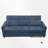 81.9" Convertible Sofa With Recliner-1385408966