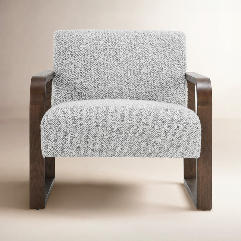 Lexington Boucle Accent Chair Mercury Gray