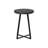 Accent Table, Side, Round, End, Nightstand, Lamp, Marble Look Laminate, Black Metal-885470490