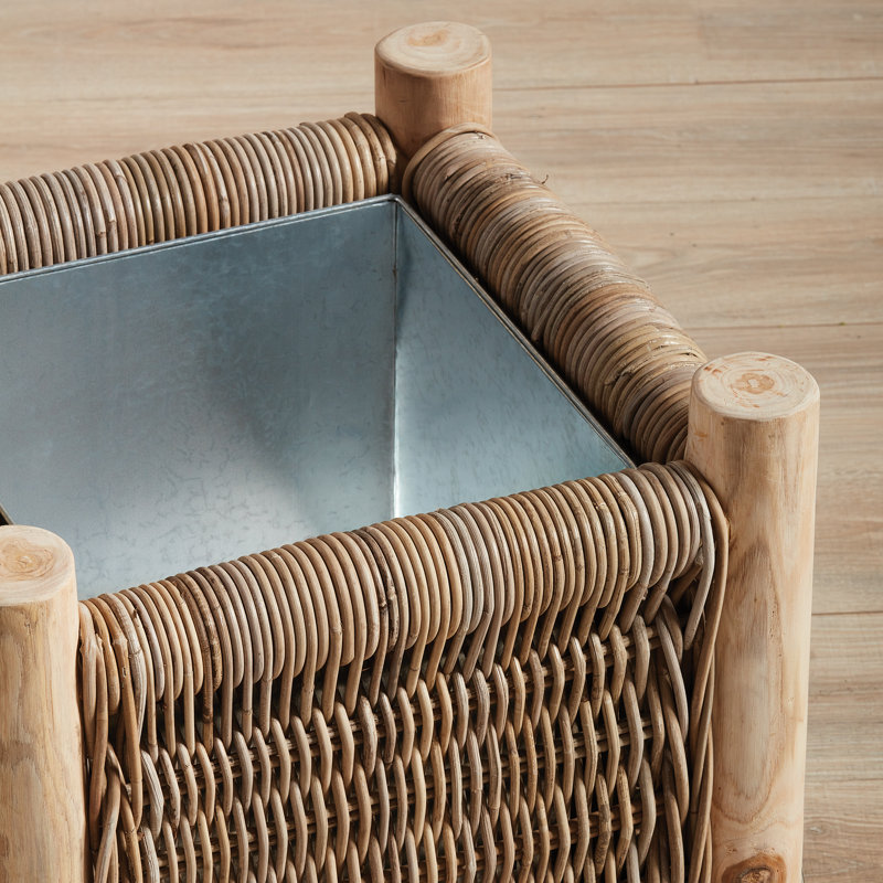 Cathay Handmade Planter Box, 19.75" H x 19.75" W x 19.75" D