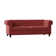 Canapé Chesterfield à accoudoirs roulés