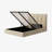 Upholstered Tufted Linen Platform Bed With Lift-Up Storage And Reinforced Slat Support-1854453958-1854233122