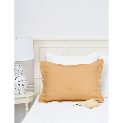 Taupe Shell Matelassé Pillow Sham