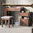 3-In-1 Makeup Vanity Desk With Flip-Top Mirror-835158294