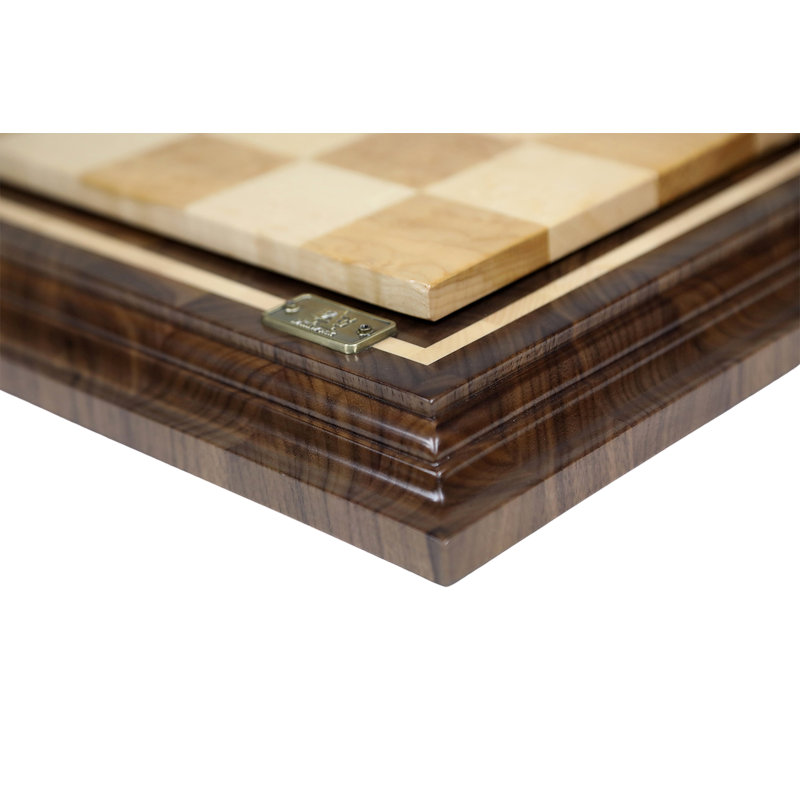 Handmade Chess Beige/Brown Board Game