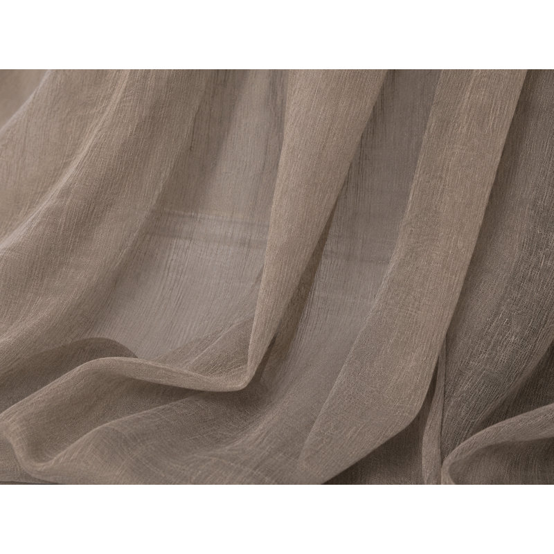 Baltej Semi Sheer Curtain Single Panel, Sand, 54" x 108"
