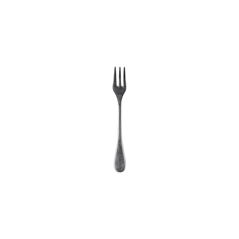 Vintage Cake Fork - 12 Pieces - Pewter Bronze, Oro-nero