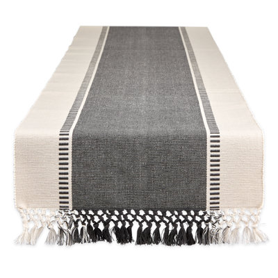 Kizer Striped 100% Cotton Table Runner