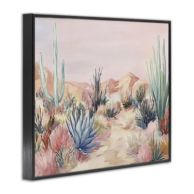 Estampe numérique pastel du désert au pays des merveilles, design par Ramona Murdock