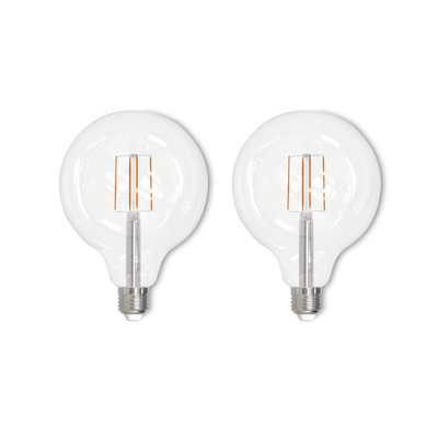 7 Watt (60 Watt Equivalent), G40 LED, Dimmable Light Bulb, (2700K) E26/Medium (Standard) Base