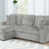 Velours gris velours