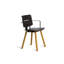 Chaise de salle à manger d'extérieur Coco avec coussin Sunbrella-121672438-121672439