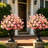 12 Bundles Fake Hibiscus Flowers for Outdoors, UV Resistant Artificial Silk Hibiscus Flowers, Fake Tropical Plants for Outdoor Planter Outside Garden Patio Window Box Decor-1100506459