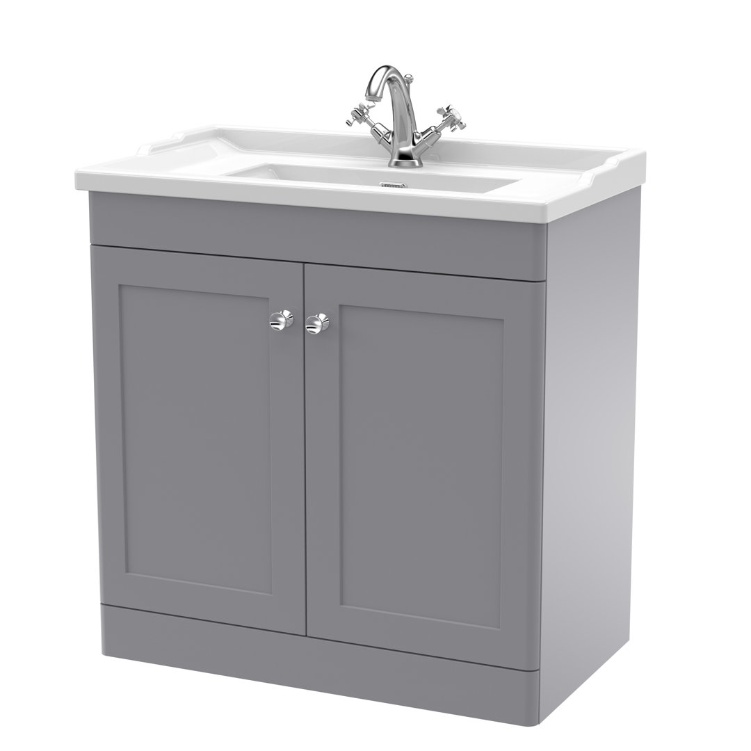 Classique 800mm Double Bathroom Vanity with Vanity Top