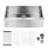 33"X21"X10"Farmhouse Apron Single Bowl Stainless Steel Kitchen Sink