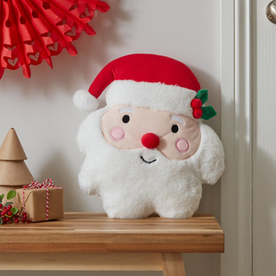 Christmas Santa 3D Shaped Cushion
