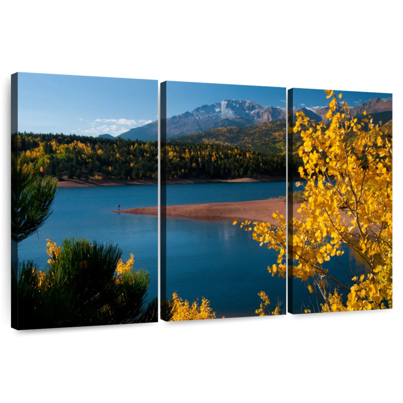 Réservoir de cristal Alvord - automne, H 28 po x l 45 po