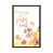 Black Floater Framed