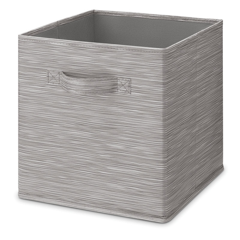 Whitmor Clip & Cube™ Fabric Bin, Gray