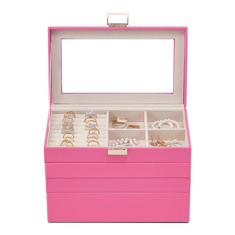 PU Leather Jewellery Box + Drawers