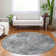 Washable Abstract Indoor / Outdoor Rug