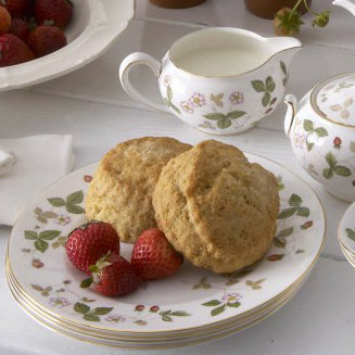 Wild Strawberry Bone China Appetizer Plate