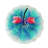 Alano-James Glass Single Tier Birdbath