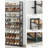 32-40 Pair Stackable Shoe Rack, with Adjustable Flat or Angled Shelves-2001761148