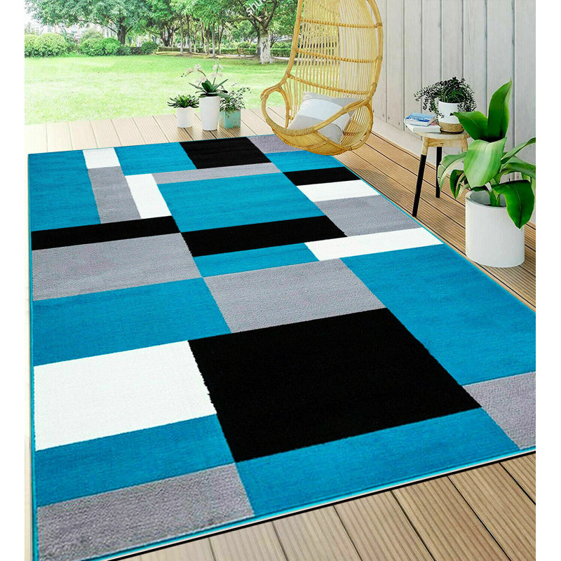 Harrower Geometric Hand Loomed Area Rug, Rectangle 200 x 290cm